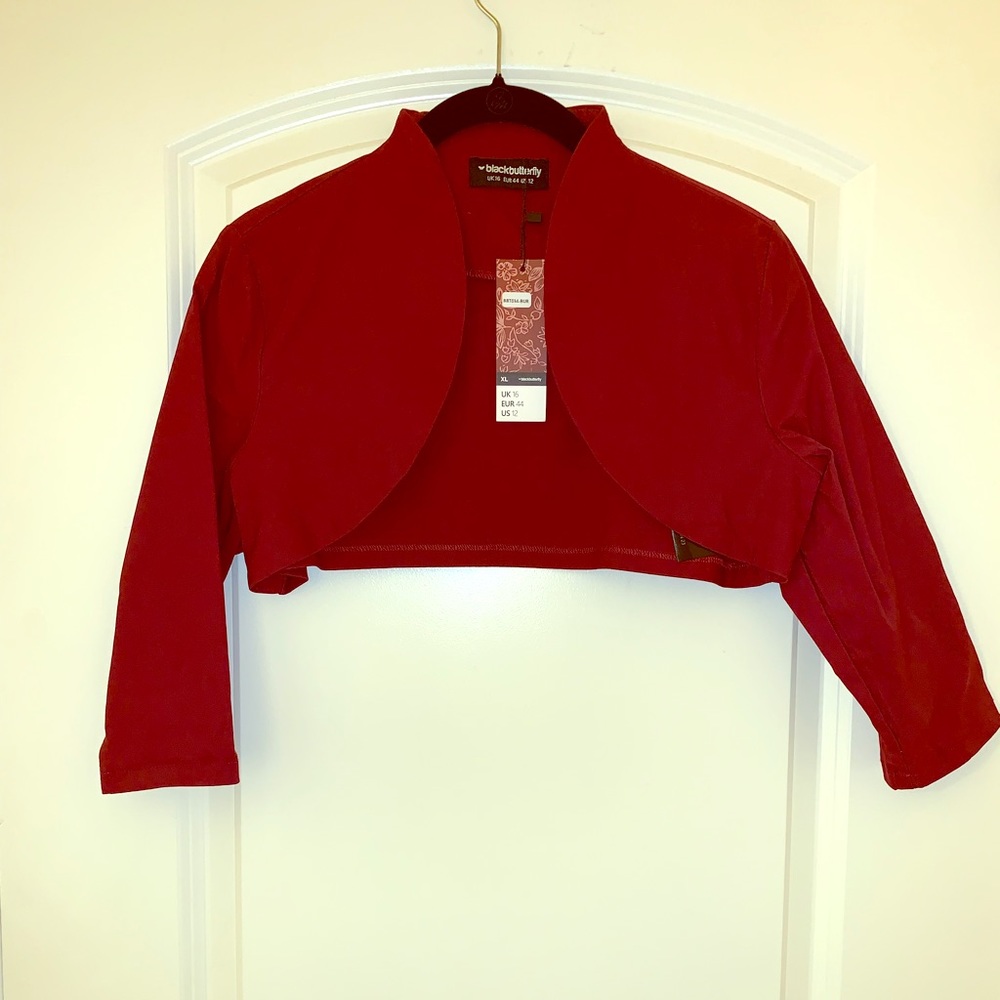 Ladies shrug sz L/ 12